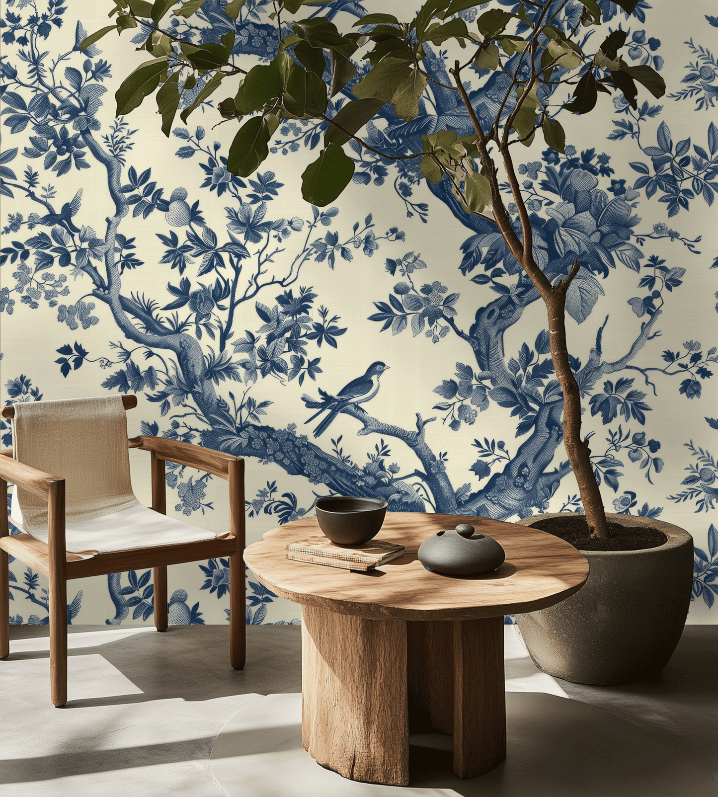 Ornate Chinoiserie Mural