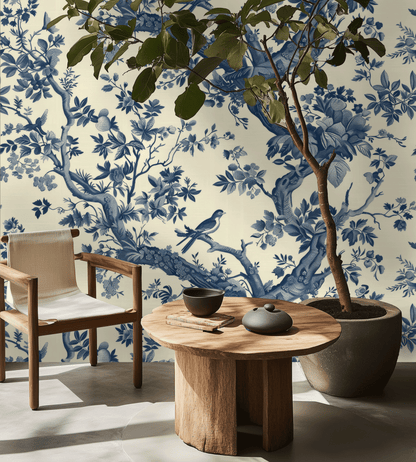Ornate Chinoiserie Mural