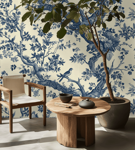 Ornate Chinoiserie Mural