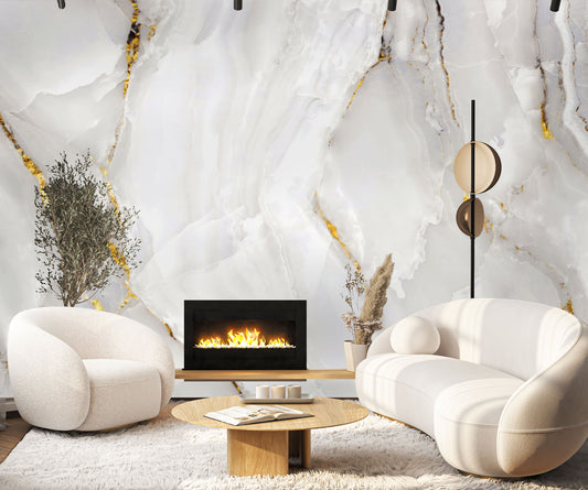 Oyster Marble Mural