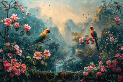 Parrot Paradise  Mural
