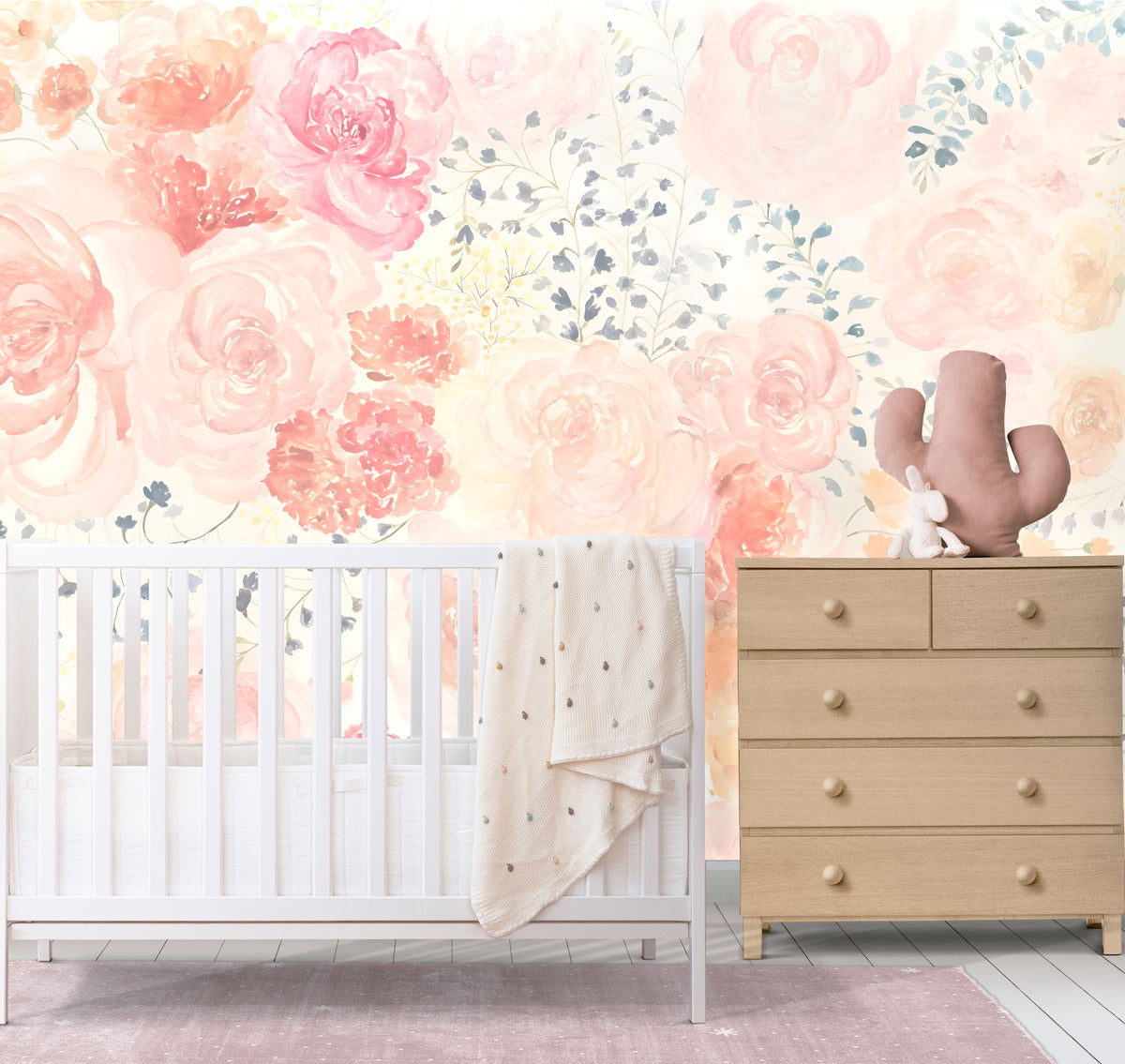 Pastel Peony Mural – Wallpaper Warehouse SA