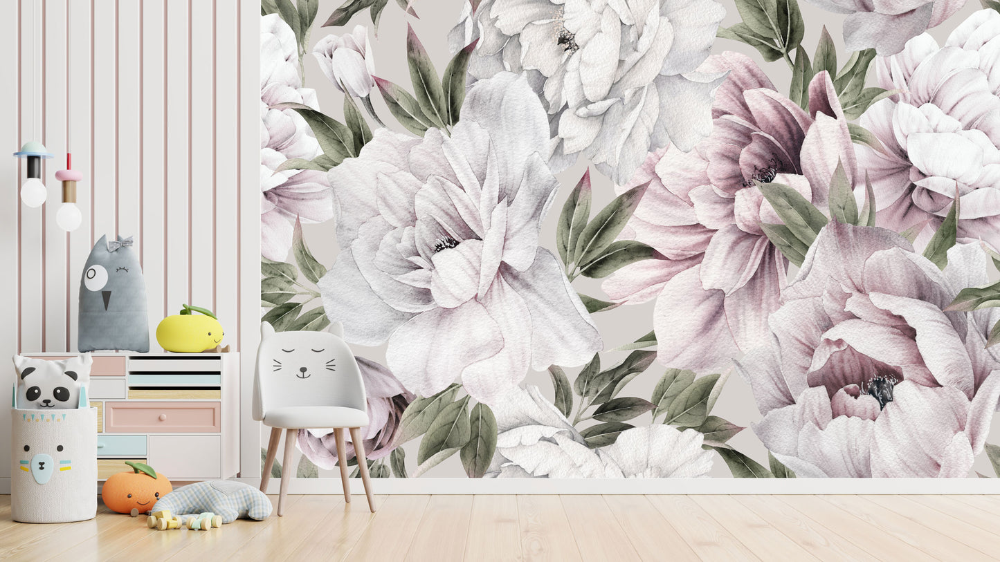 Peony Lights Mural