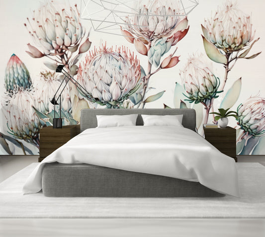 Picturesque Protea Mural