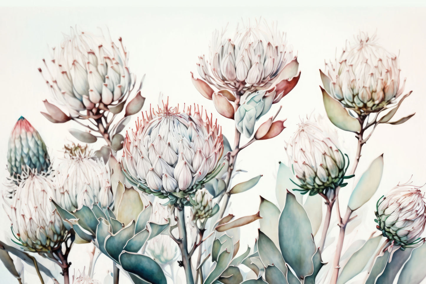 Picturesque Protea Mural