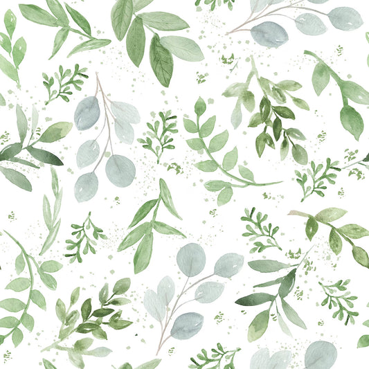 Pistachio Greens Mural