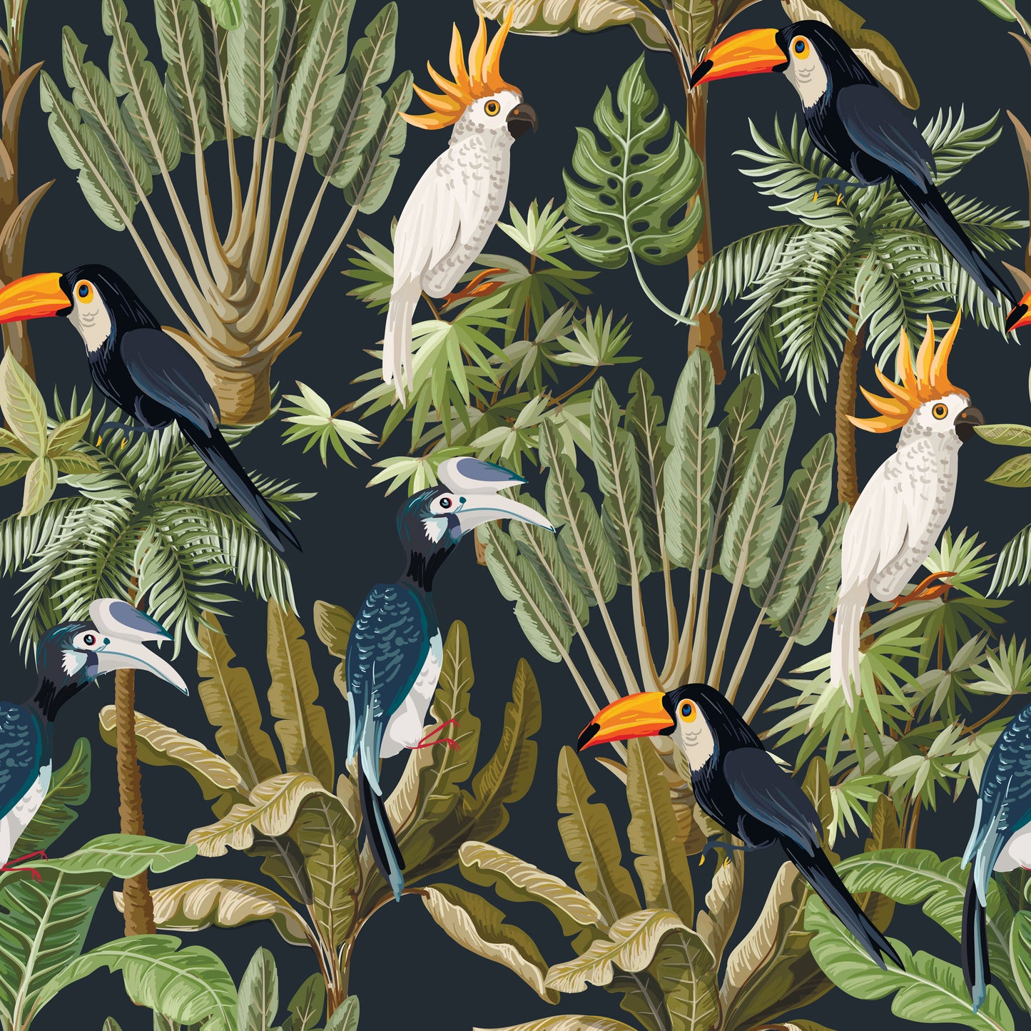Psitta Jungle Wallpaper