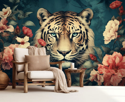 Regal Tiger Majesty Mural