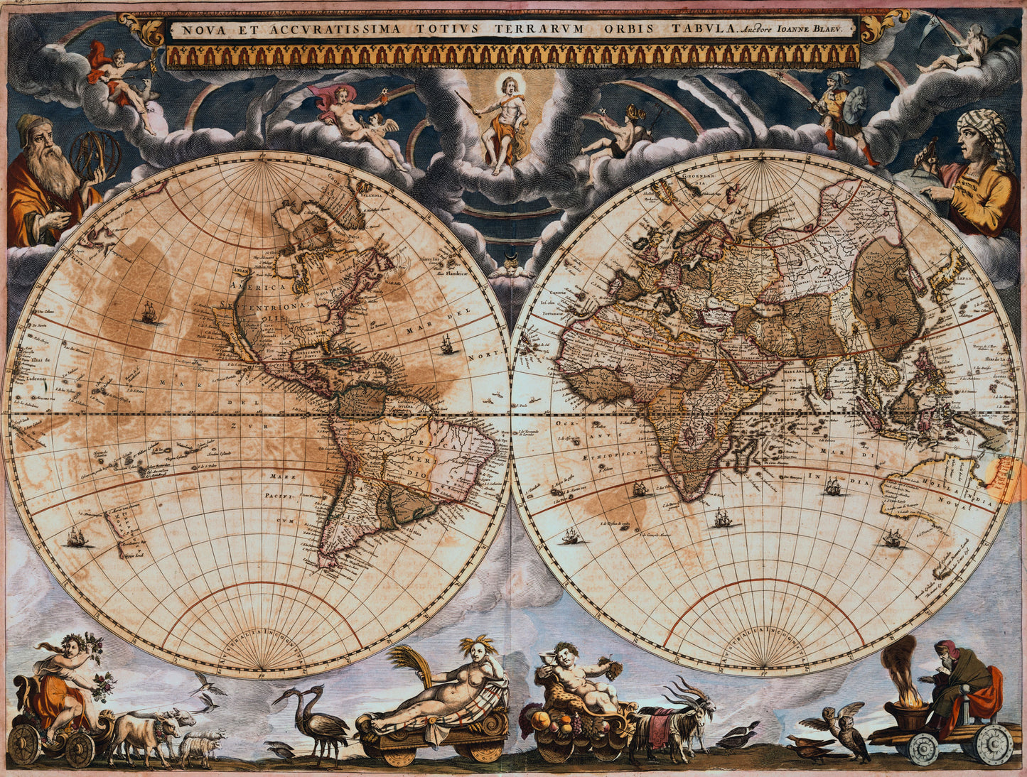 Renaissance Map Mural