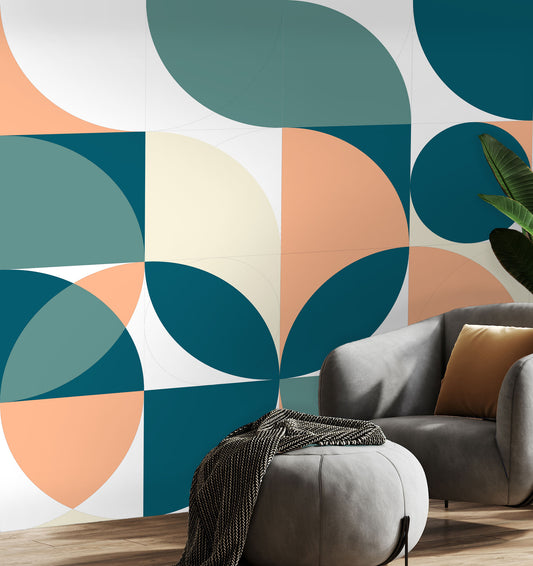 Retro Bloom Mural