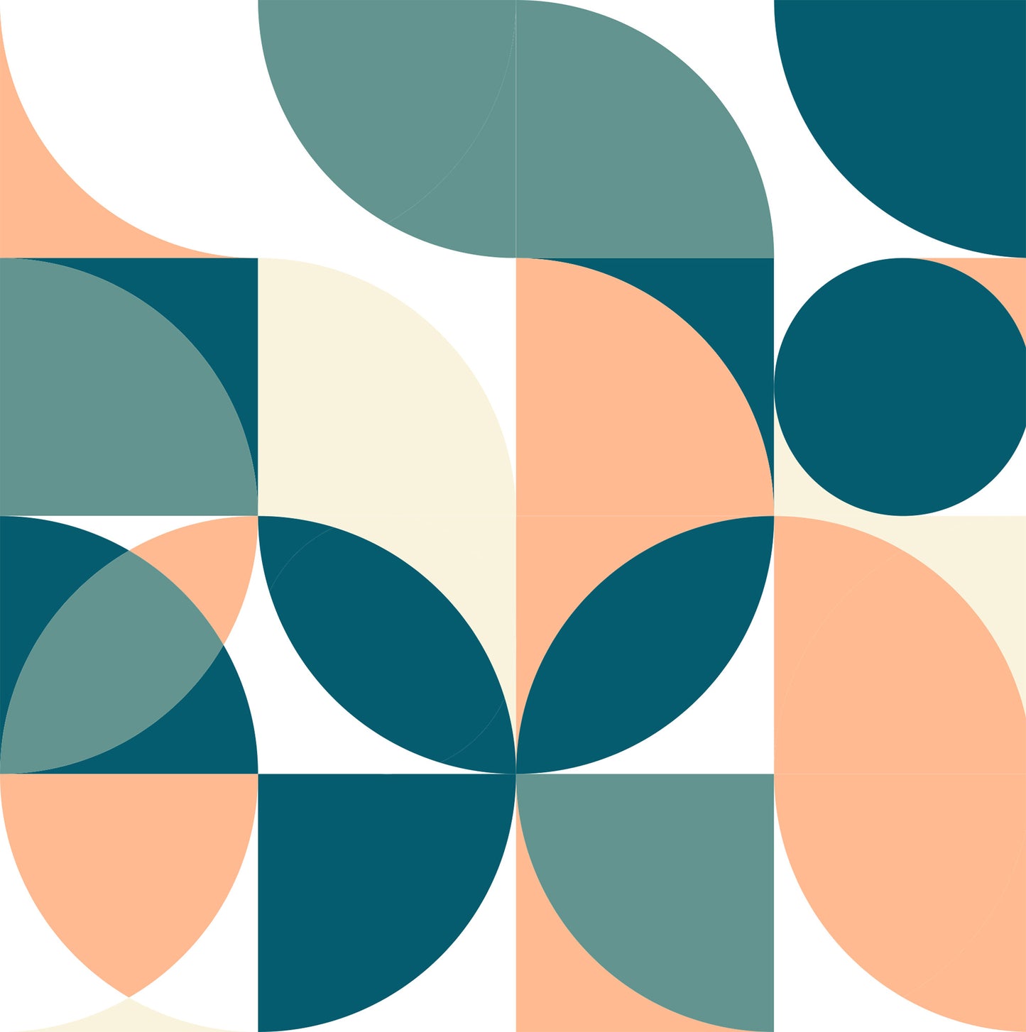 Retro Bloom Mural