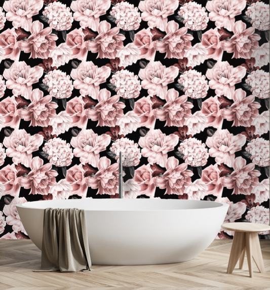 Plush Peony Wallpaper