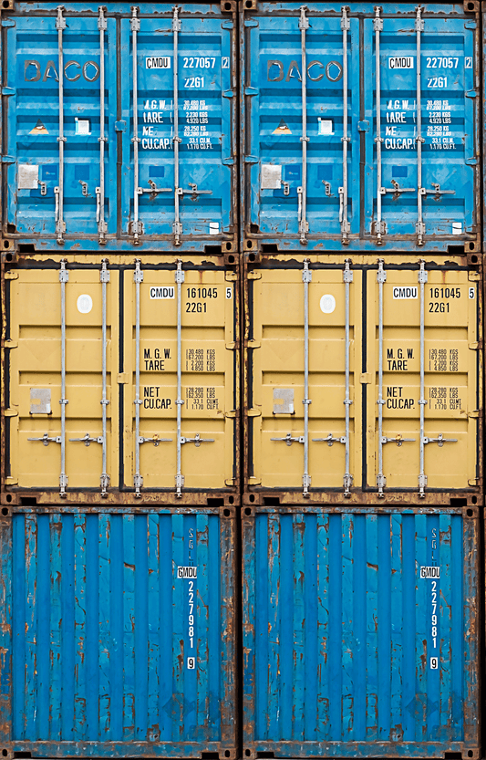 Stacked Containers Mural