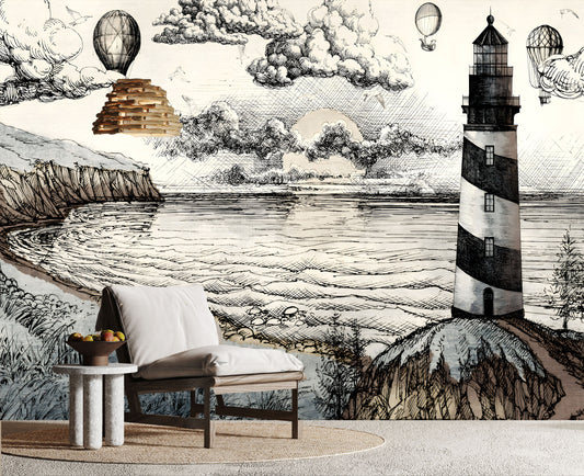 Todrock Lighthouse Mural