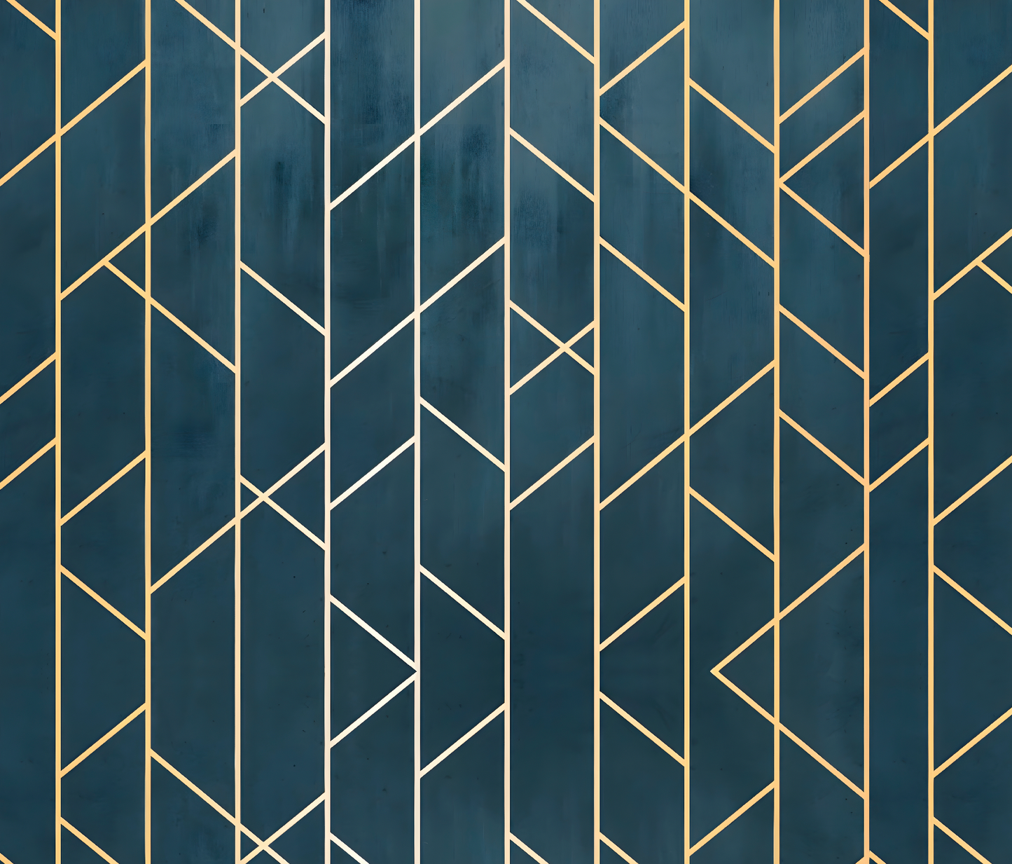 Washed Geo Lines Mural