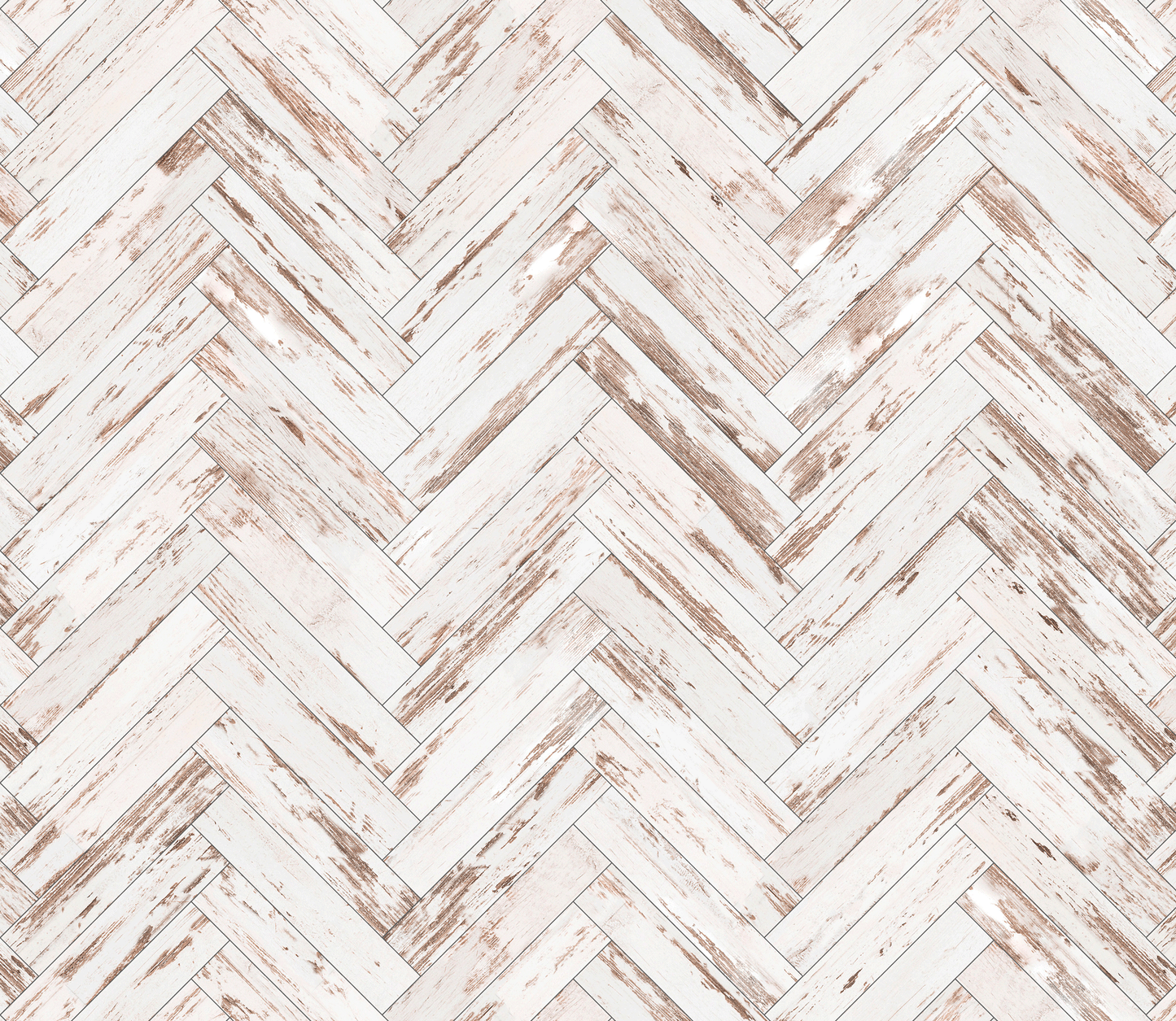 Wooden herringbone pattern on a white background
