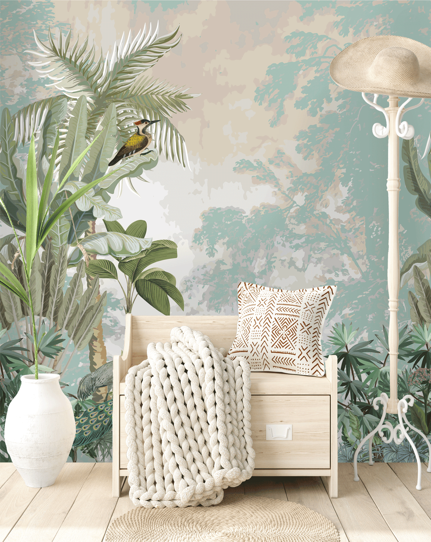 Worn Tropics Mural