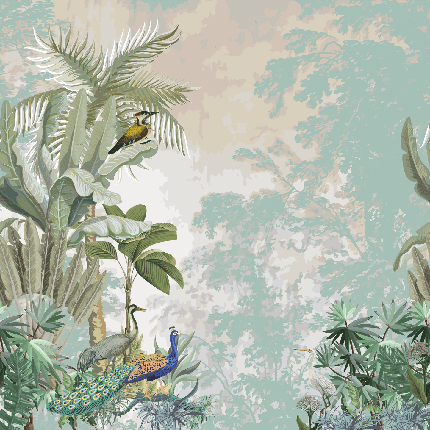 Worn Tropics Mural