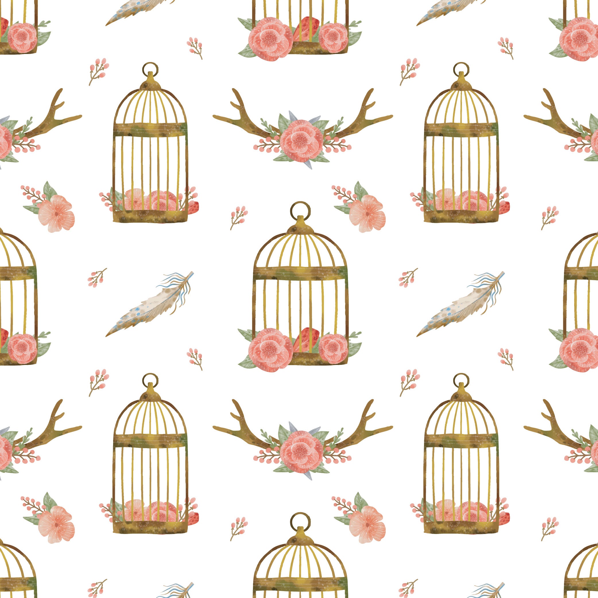 Bird Cage Wallpaper – Wallpaper Warehouse SA